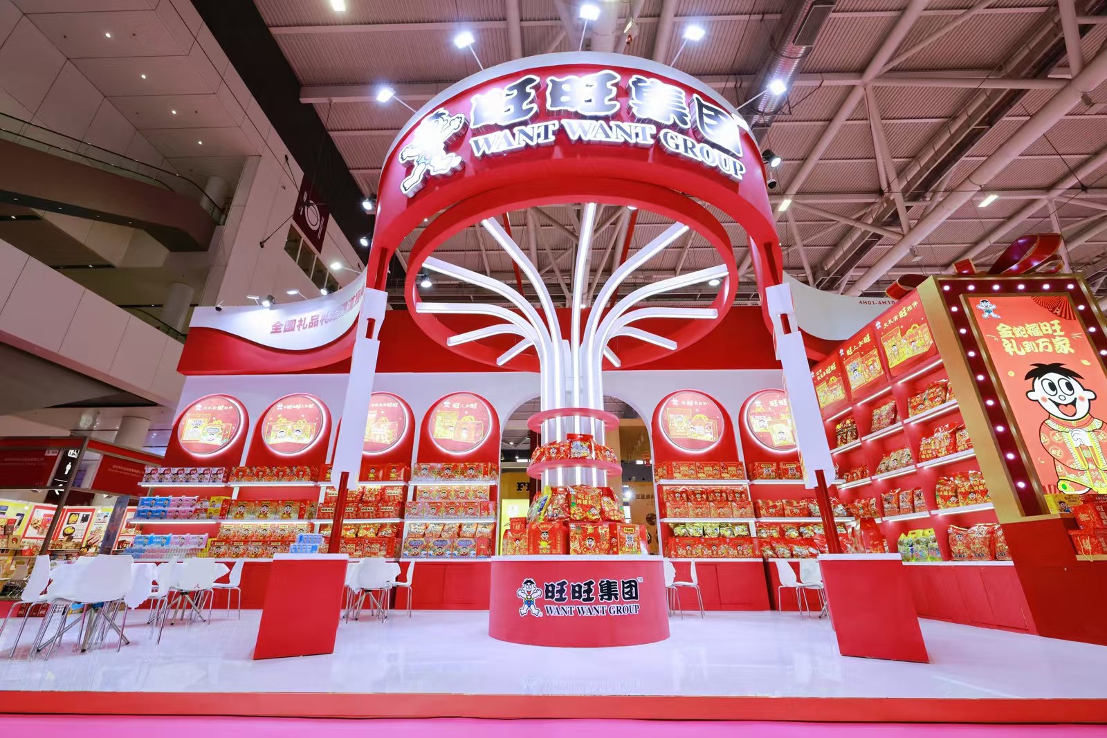 旺旺集团展会展台